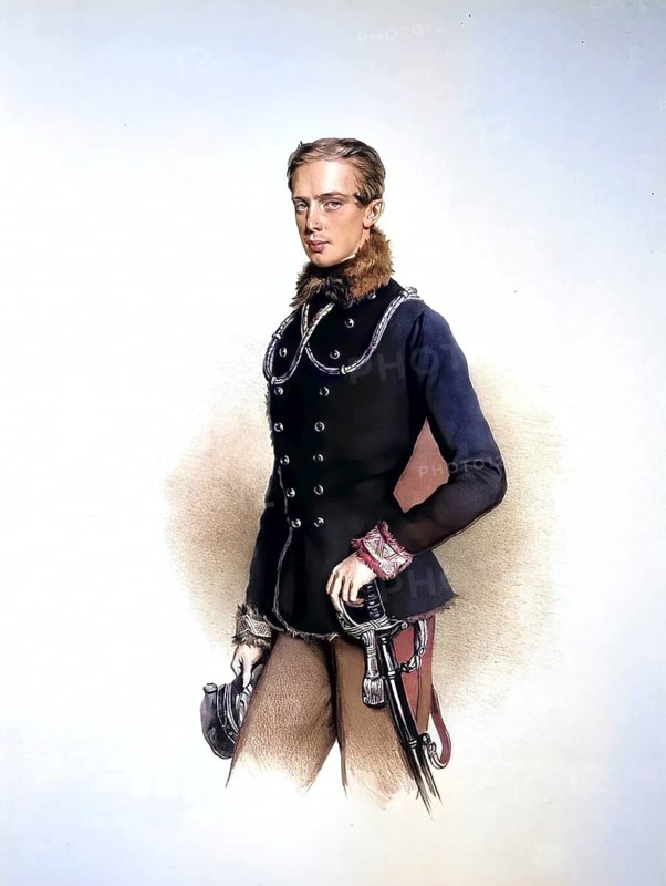 Karl Ludwig of Austria (also Carl Ludwig, born 30 July 1833 in Schoenbrunn Palace, then in a suburb of Vienna, died 19 May 1896) was a Habsburg Archduke, Historical, digitally restored reproduction from a 19th century original, Record date not stated