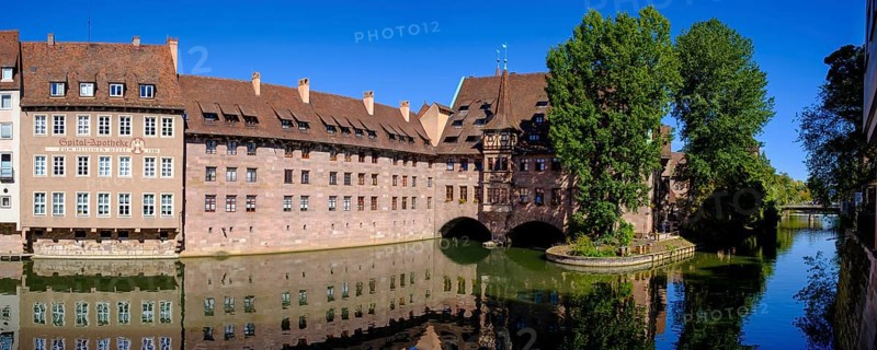 Heilig-Geist-Spital an der Pegnitz, Nuremberg, Middle Franconia, Franconia, Bavaria, Germany, Europe