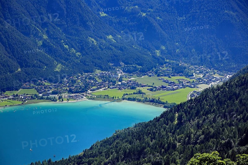 Achensee, view of Maurach, Tyrol, Austria, Europe