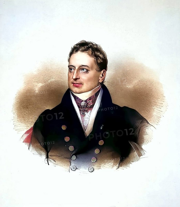 Andreas Florimond Mercy d'Argenteau (1771-1840), Diplomat, Historical, digitally restored reproduction from a 19th century original, Record date not stated