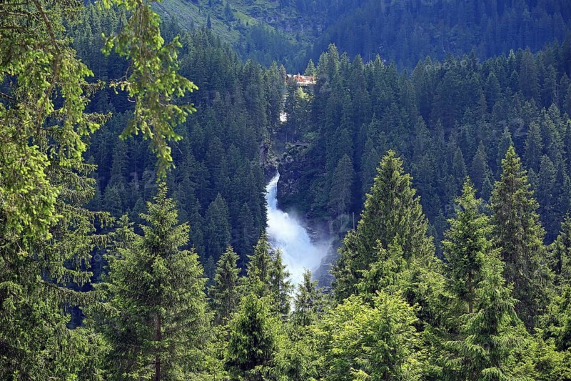 Krimml Waterfalls, Krimml Achental Valley, Hohe Tauern National Park, Krimml, Pinzgau, Austria, Europe