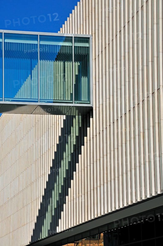 Kunsthalle Weishaupt, Ulm's New Centre at Hans-und-Sophie-Scholl-Platz, Ulm, Baden-Wuerttemberg, Germany, Europe