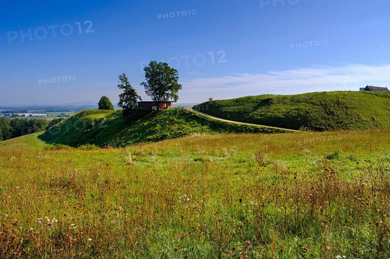 Heuneburg, fortification, Celts, open-air museum, Celtic museum, Celtic town of Pyrene, Hundersingen, Herbertingen, Upper Danube nature park Park, Swabia, Baden-Wuerttemberg, Germany, Europe