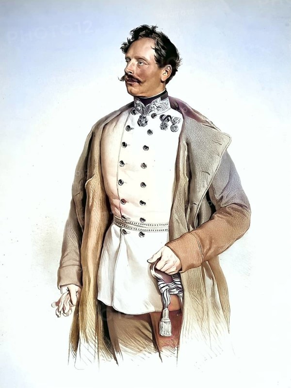 Anton von Schwarzel (1801-1865), Austrian field marshal lieutenant, Historical, digitally restored reproduction from a 19th century original, Record date not stated