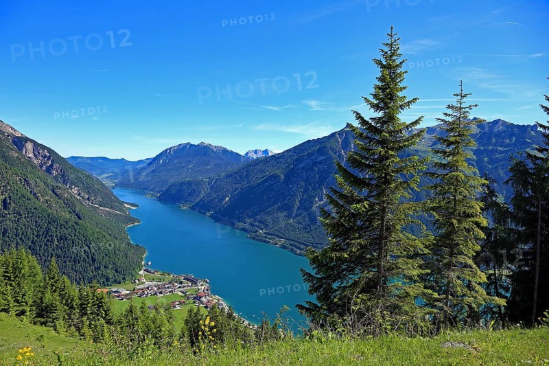 Achensee, view of Pertisau, Tyrol, Austria, Europe