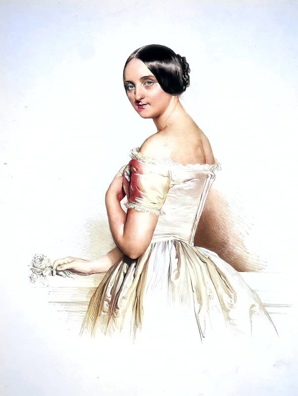Anna Zerr (born 26 July 1822 in Baden-Baden, died 14 June 1881 in Winterbach) was a German opera singer, Historical, digitally restored reproduction from a 19th century original, Record date not stated