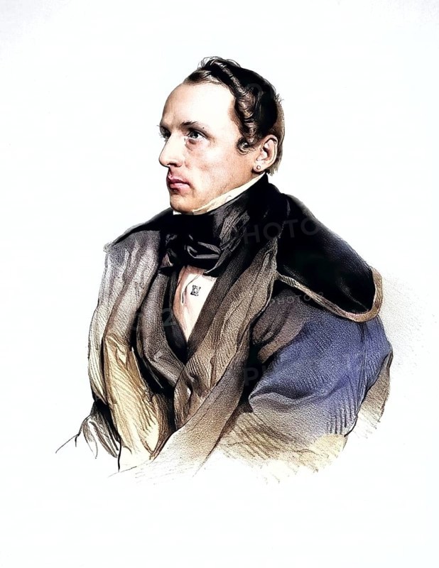 Franz von Rambach, Accounting Officer of the Austro-Hungarian Monarchy, Imperial and Royal Monarchy Postal Court Accounts around 1840 in Vienna, Historical, digitally restored reproduction from a 19th century original, Record date not stated