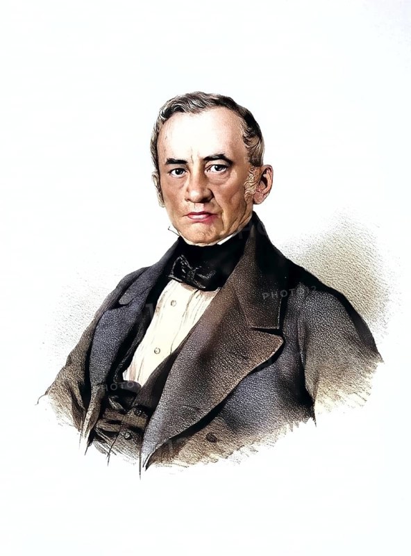 Adolf suess (1797-1852), industrialist, father of the geologist Eduard suess, Historical, digitally restored reproduction from a 19th century original, Record date not stated
