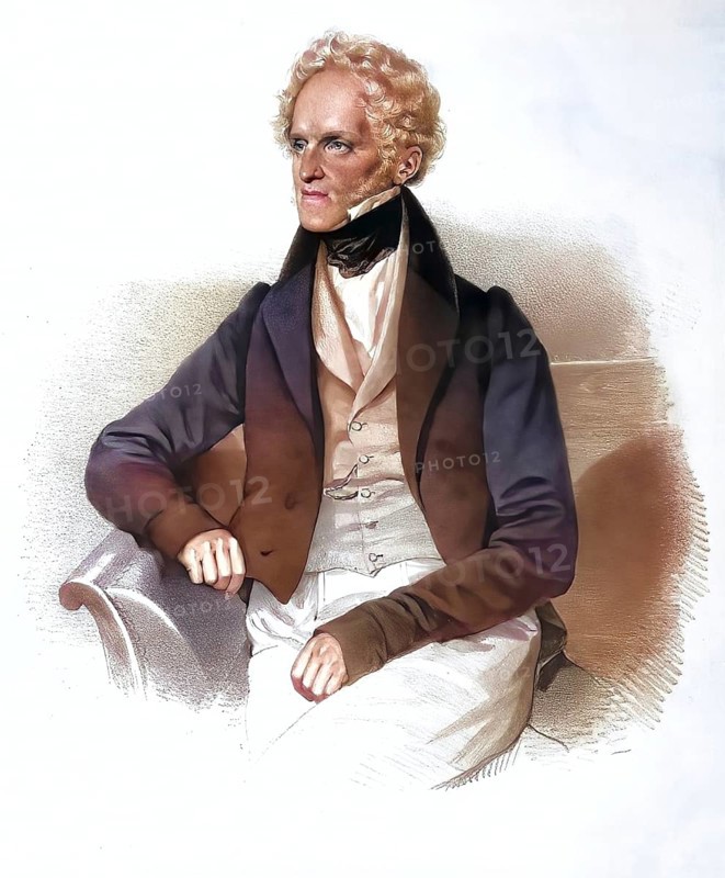 Fuerst Franz Joseph von Dietrichstein (actually Franz Joseph Carl Johann Nepomuk Quirin von Dietrichstein-Proskau-Leslie, 8th Reichsfuerst von Dietrichstein) (born 28 April or 29 April 1767 in Vienna, died 8 July or 10 July 1854 ibid.) was Major General and holder of the dominion of Nikolsburg in Maehren, Historical, digitally restored reproduction from a 19th century original, Record date not stated