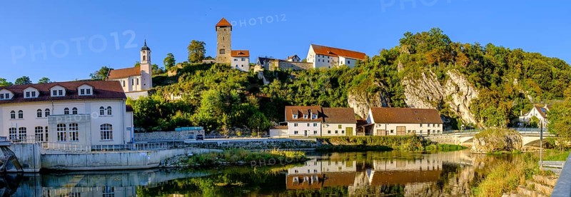Rechtenstein Castle, Rechtenstein an der Donau, Swabian Alb, Upper Danube, Upper Swabia, Swabia, Baden-Wuerttemberg, Germany, Europe