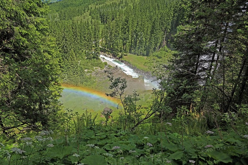 Krimml Waterfalls, Krimml Achental Valley, Hohe Tauern National Park, Krimml, Pinzgau, Austria, Europe