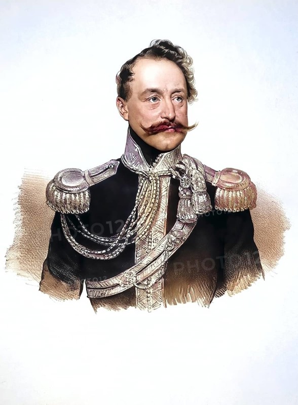 Count Johann Franz de Paula von Schaffgotsch, Freiherr von und zu Kynast und Greiffenstein (born 30 June 1792 in Bruenn, died 3 November 1866 ibid.), Imperial Austrian General of Cavalry, Historical, digitally restored reproduction from a 19th century original, Record date not stated