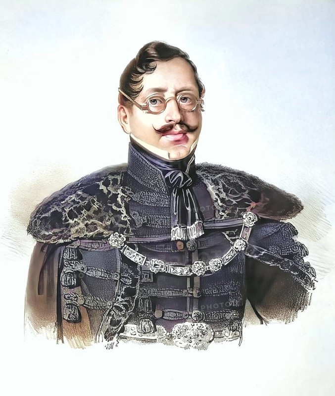 Anton Bruno Count Csaky (1788-1860), Austro-Hungarian Monarchy, imperial and royal monarchy Kaemmerer, large landowner, Historical, digitally restored reproduction from a 19th century original, Record date not stated