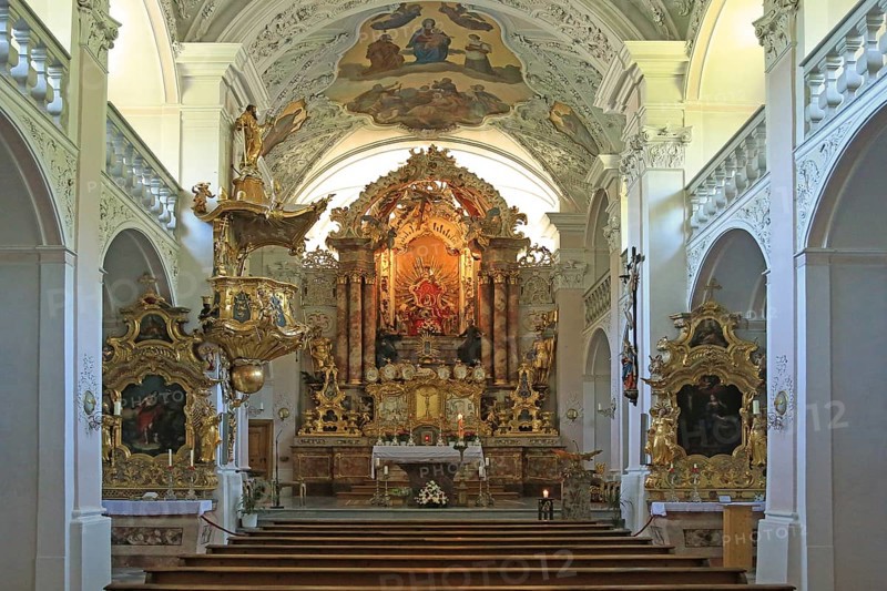 Parish church of St Virgil and St Catherine, Rattenberg, Tyrol, Austria, Europe