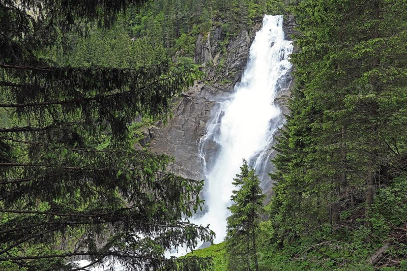 Krimml Waterfalls, Krimml Achental Valley, Hohe Tauern National Park, Krimml, Pinzgau, Austria, Europe