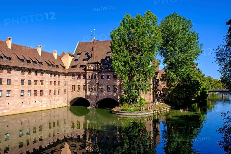 Heilig-Geist-Spital an der Pegnitz, Nuremberg, Middle Franconia, Franconia, Bavaria, Germany, Europe