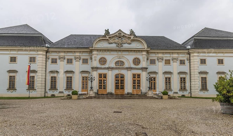 Halbturn Castle, Halbturn, castle park, avenue, Austria, Europe