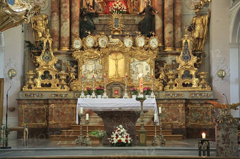 Parish church of St Virgil and St Catherine, Rattenberg, Tyrol, Austria, Europe