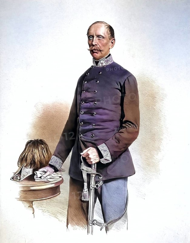 Andreas Mollat (1802-1891) Austro-Hungarian Monarchy, k. u. k.-Monarchie Oberstabsarzt, Historical, digitally restored reproduction from a 19th century original, Record date not stated