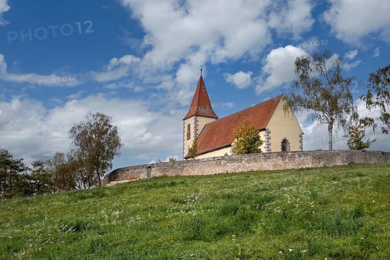 St. Stephanus and St. Ulrich, Ehingen am Ries, Noerdlinger Ries, Swabia, Bavaria, Germany, Europe