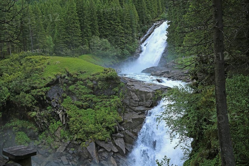 Krimml Waterfalls, Krimml Achental Valley, Hohe Tauern National Park, Krimml, Pinzgau, Austria, Europe
