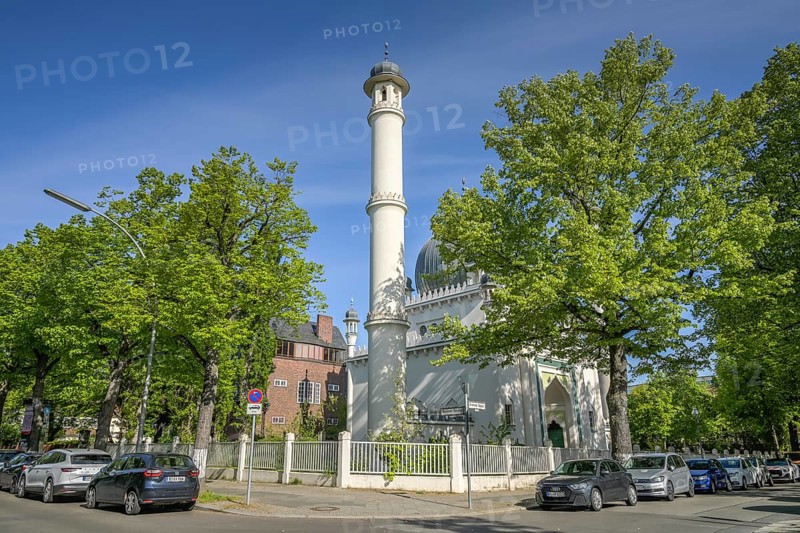 Minaret, Mosque, Brienner Strasse, Wilmersdorf, Berlin, Germany, Europe