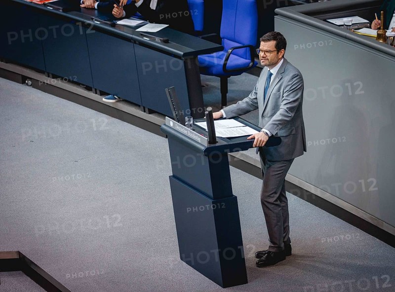 Marco Buschmann, Federal Minister of Justice, speaks on the Bureaucracy Reduction Act at the 170th session of the German Bundestag in Berlin, 17 May 2024
