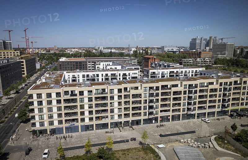 New-build flats in Berlin, Heidestrasse (photo for editorial use only, no property release available)