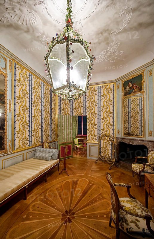 Cabinet of Electress Elisabeth Auguste, Schwetzingen Palace, interior view, Schwetzingen, Baden-Wuerttemberg, Germany, Europe
