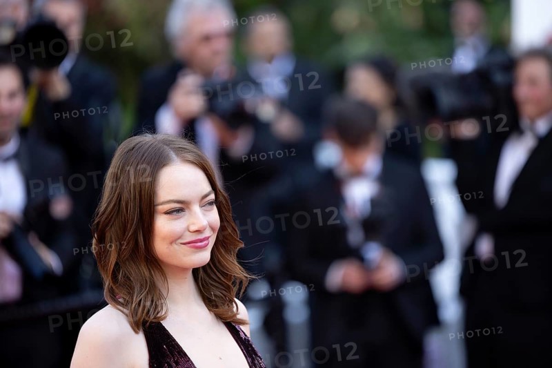 Cannes, France, 17.5.2024: Emma Stone at the premiere of Kinds of Kindness on the red carpet of the Palais des Festivals during the 77th Cannes International Film Festival. The 77th Cannes International Film Festival will take place from 14 to 25 May 2024, Europe