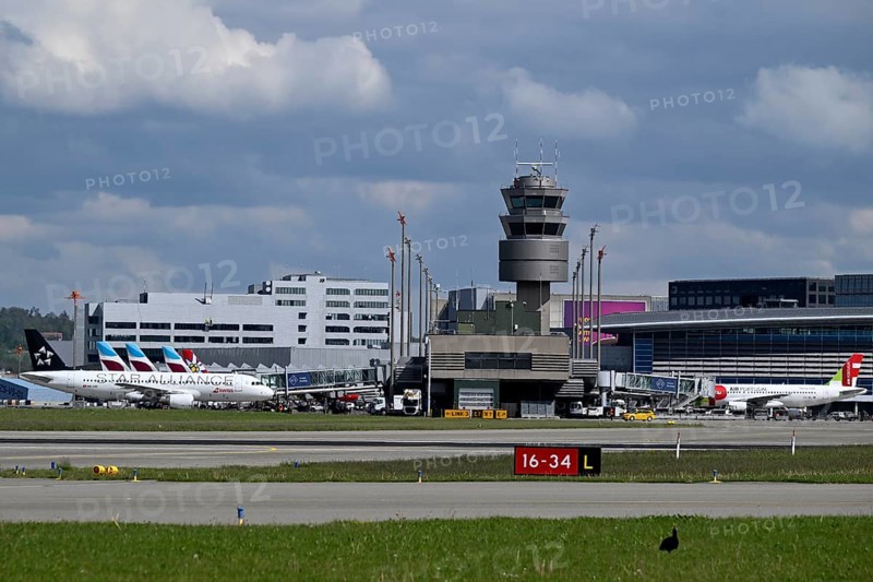 Airport control tower, Zurich Kloten, Switzerland, Europe