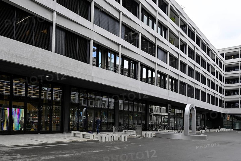 Commercial building on AG, Zurich, Switzerland, Europe