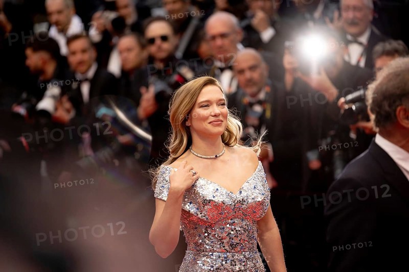 Cannes, France, 14 May 2024: Lea Seydoux during the opening of the 77th Cannes International Film Festival on the red carpet of the Palais des Festivals with the opening film Le Deuxieme Acte (The Second Act) . The 77th Cannes International Film Festival will take place from 14 to 25 May 2024, Europe
