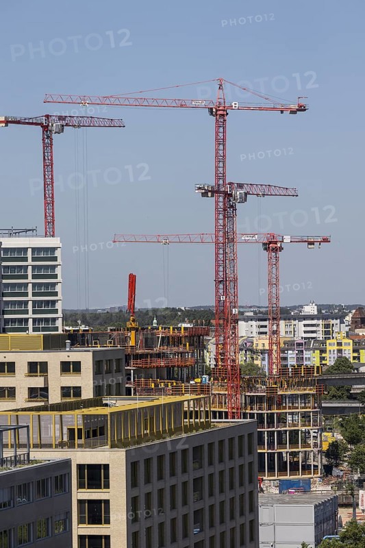 View of Berlin, new Heidestrasse neighbourhood (photo for editorial use only, no property release available)
