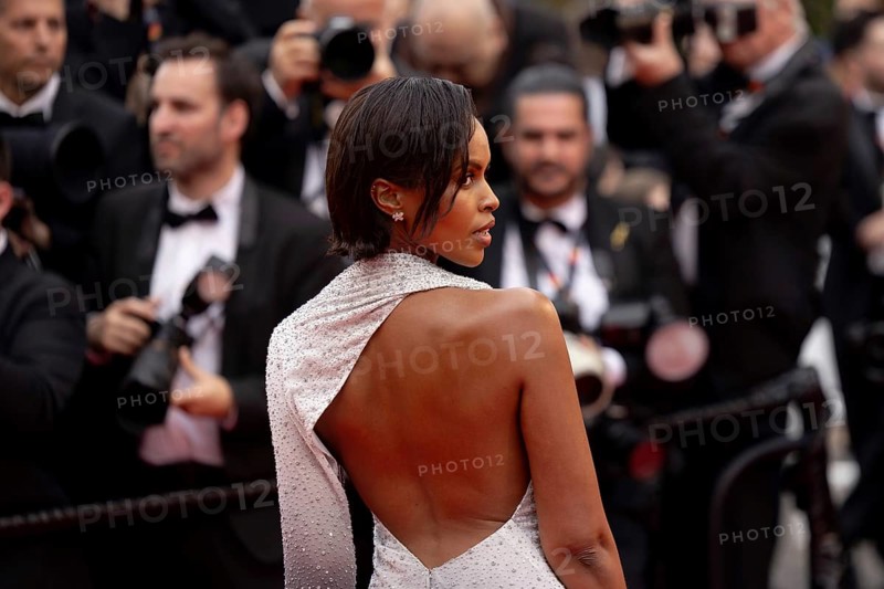 Cannes, France, 15.5.2024: Sabrina Dhowre at the premiere of Furiosa: A Mad Max Saga on the red carpet of the Palais des Festivals during the 77th Cannes International Film Festival. The 77th Cannes International Film Festival will take place from 14 to 25 May 2024, Europe