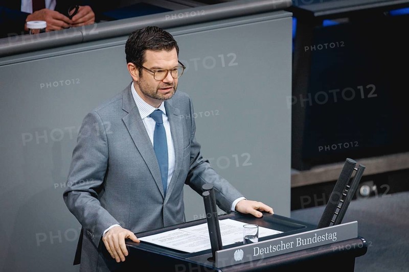 Marco Buschmann, Federal Minister of Justice, speaks on the Bureaucracy Reduction Act at the 170th session of the German Bundestag in Berlin, 17 May 2024
