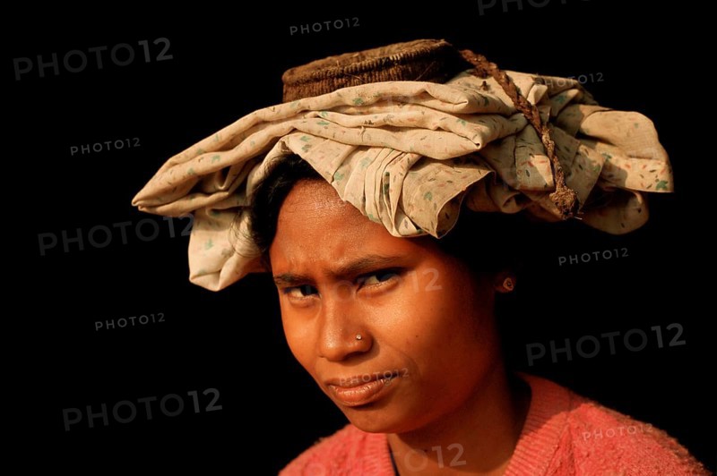 Portrait of a former Kamaiya woman, Terai region, Nepal. Kamaiya is a traditional system of bonded labour, it has been abolished in 2000