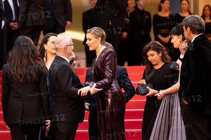 Cannes, France, 14 May 2024: Greta Gerwig, Jury President, during the opening of the 77th Cannes International Film Festival on the red carpet of the Palais des Festivals with the opening film Le Deuxieme Acte (The Second Act) . The 77th Cannes International Film Festival will take place from 14 to 25 May 2024, Europe