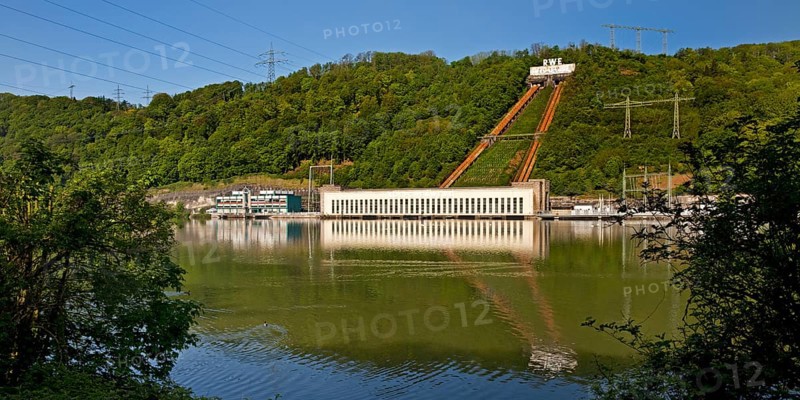 Herdecke pumped storage power station and Koepchenwerk, Lake Hengstey, Industrial Heritage on the Ruhr, Herdecke, North Rhine-Westphalia, Germany, Europe