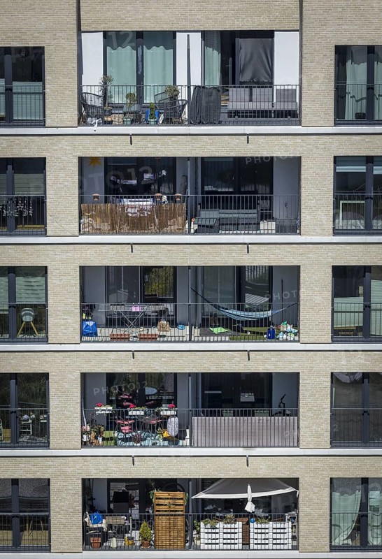 New-build flats in Berlin, Heidestrasse (photo for editorial use only, no property release available)