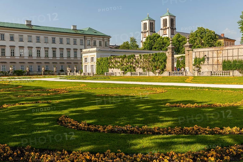Mirabell Gardens, Andraekirche, City of Salzburg, Province of Salzburg, Austria, Europe