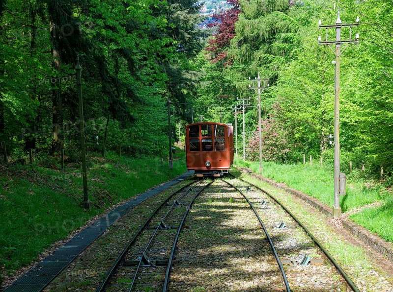 Koenigstuhlbahn, Heidelberg mountain railway, funicular railway, Heidelberg, Baden-Wuerttemberg, Germany, Europe