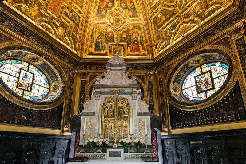 Interior view, Chapel of Mercy, place of pilgrimage, Kevelaer, Lower Rhine, North Rhine-Westphalia, Germany, Europe