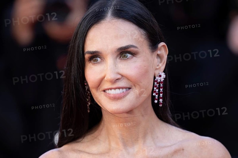 Cannes, France, 17.5.2024: Demi Moore at the premiere of Kinds of Kindness on the red carpet of the Palais des Festivals during the 77th Cannes International Film Festival. The 77th Cannes International Film Festival will take place from 14 to 25 May 2024, Europe