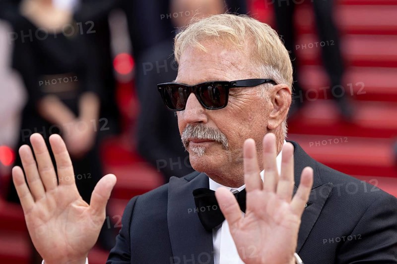 Cannes, France, 14 May 2024: Kevin Costner at the premiere of Horizon: An American Saga on the red carpet of the Palais des Festivals during the 77th Cannes International Film Festival. The 77th Cannes International Film Festival will take place from 14 to 25 May 2024, Europe