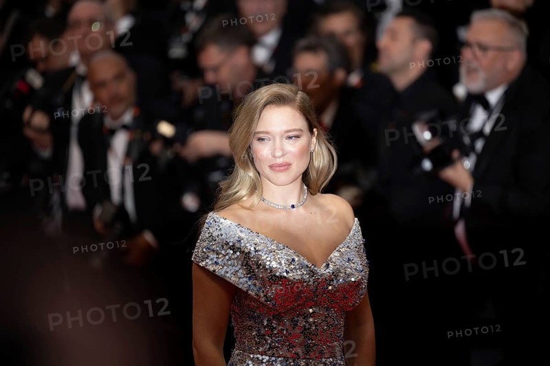 Cannes, France, 14 May 2024: Lea Seydoux during the opening of the 77th Cannes International Film Festival on the red carpet of the Palais des Festivals with the opening film Le Deuxieme Acte (The Second Act) . The 77th Cannes International Film Festival will take place from 14 to 25 May 2024, Europe