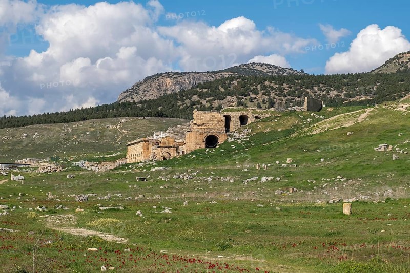 Odeon Hierapolis, Ancient City of Hierapolis, Pamukkale, Denizli, UNESCO World Heritage Site, Anatolia, Turkey, Asia Minor, Asia