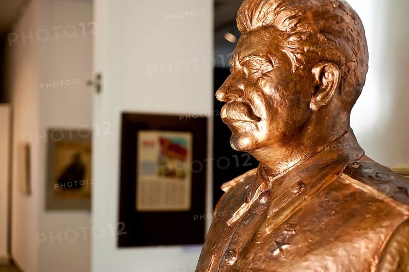 Bust representing Stalin at the Socialist art museum in Sofia, Bulgaria, Europe