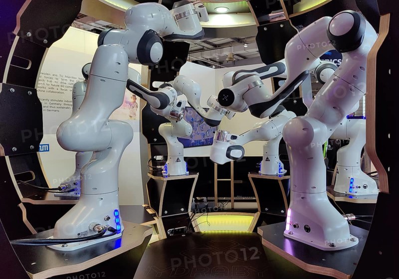 6-G life at the Hannover Messe, joint project of TU Dresden and TU Munich, Hanover, Lower Saxony, Germany, Europe