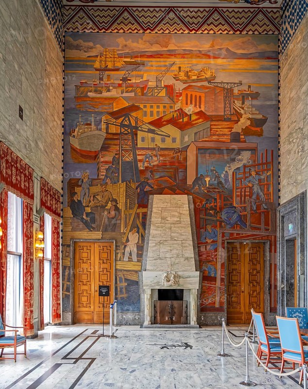 City Hall Inside Oslo Norway